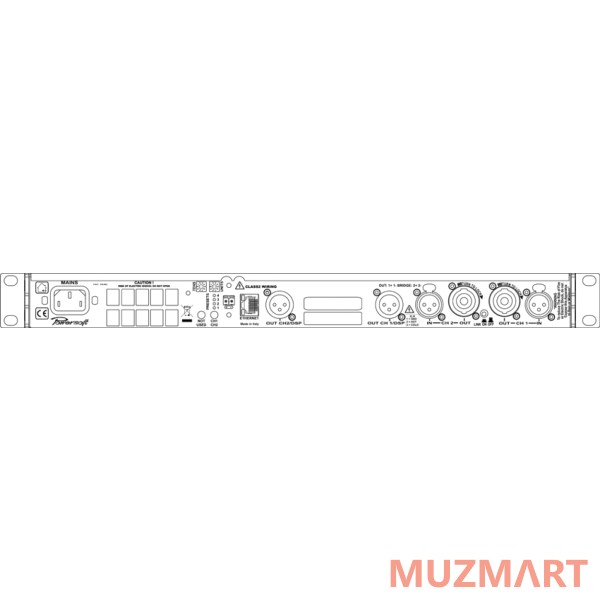 Powersoft M14D HDSP+ETH Усилитель мощности