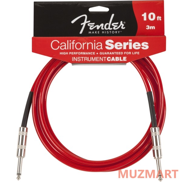 Fender FGC-10R Кабель инструментальный Jack-Jack, 3м