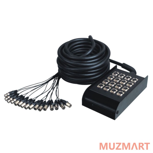 Roxtone STB009-C25 Мультикор 16 входов, 4 выхода, 25м