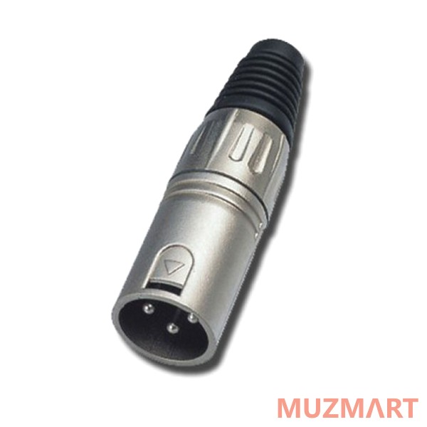 Roxtone RX001M Кабельный разъем cannon папа 3-х контактный