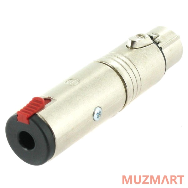 Neutrik NA3FJ Адаптер XLR female - Jack 6.3мм TRS стерео