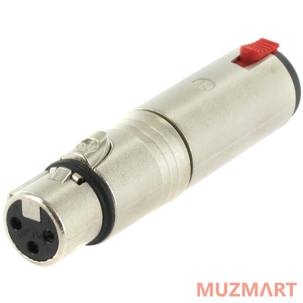 Neutrik NA3FJ Адаптер XLR female - Jack 6.3мм TRS стерео