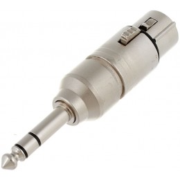 Neutrik NA3FP Адаптер XLR Female - Jack 6.3мм TRS стерео
