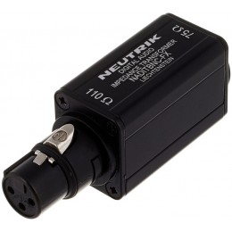 Neutrik NADITBNC-FX Адаптер AES/ABU, XLR гнездо 110 Ом вход - BNC 75 Ом выход
