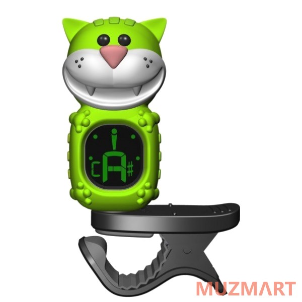 Flight Cat Green Хроматический тюнер-прищепка