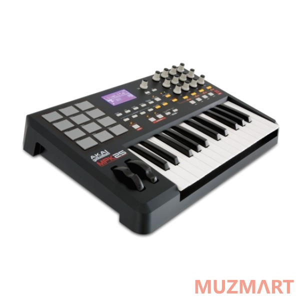 Akai Pro MPK25 Миди-клавиатура, полувзвешенная c 25 клавишами