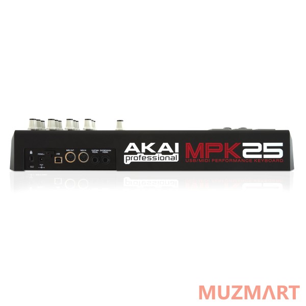 Akai Pro MPK25 Миди-клавиатура, полувзвешенная c 25 клавишами