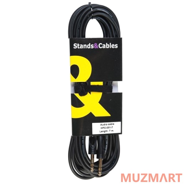 Stands&Cables HPC-001-7 Кабель инструментальный Jack-Jack, 7м