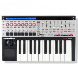 Novation 25 SL MK II Миди-клавиатура, полувзвешенная c 25 клавишами