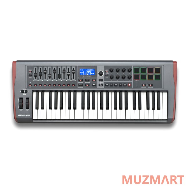 Novation Impulse 49 Миди-клавиатура, полувзвешенная c 49 клавишами