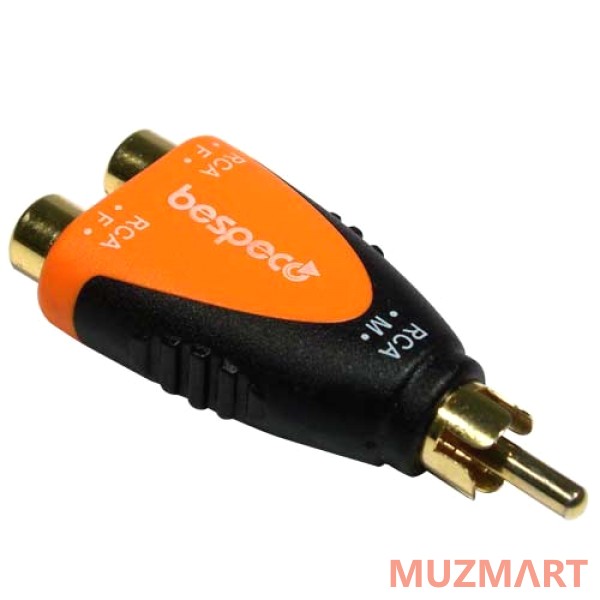 Bespeco SLAD355 Переходник RCA М / 2х RCA F