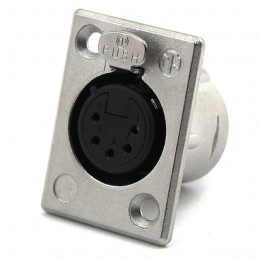 Neutrik NC5FP-1 Разъем панельный XLR 5 контактов