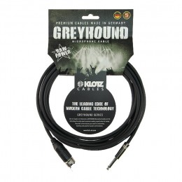 Klotz GRSXP100 GREYHOUND Микрофонный кабель XLR female - Jack mono, 10 м