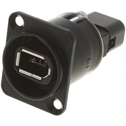 Neutrik NA1394-6-W-B Панельный разъем Firewire IEEE 1394 гнездо - Firewire IEEE 1394 гнездо
