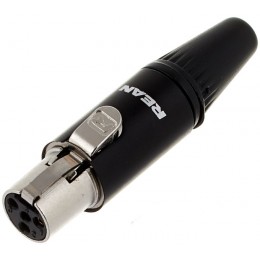 Neutrik RT4FC-B Кабельный разъем mini XLR female 4 контакта