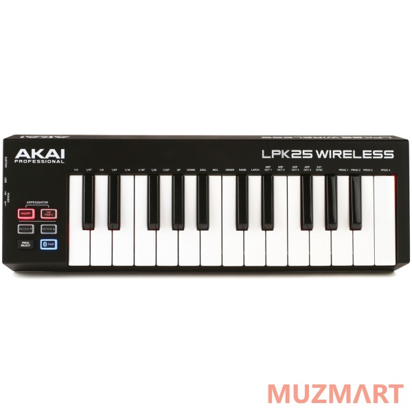 Akai Pro LPK25 WIRELESS Портативный USB/MIDI контроллер