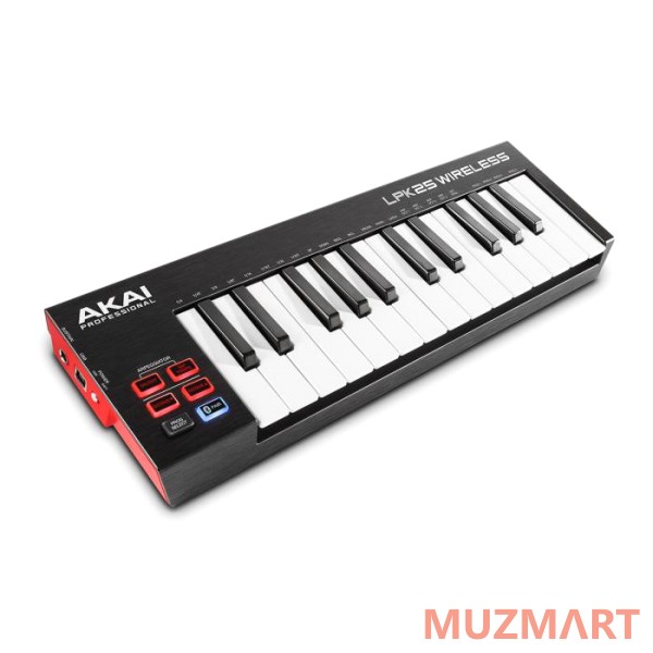 Akai Pro LPK25 WIRELESS Портативный USB/MIDI контроллер