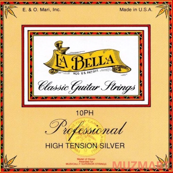 La Bella 10PH High Струны для классической гитары