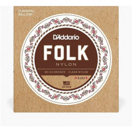 D'Addario EJ33 Струны для классической и фолк гитары