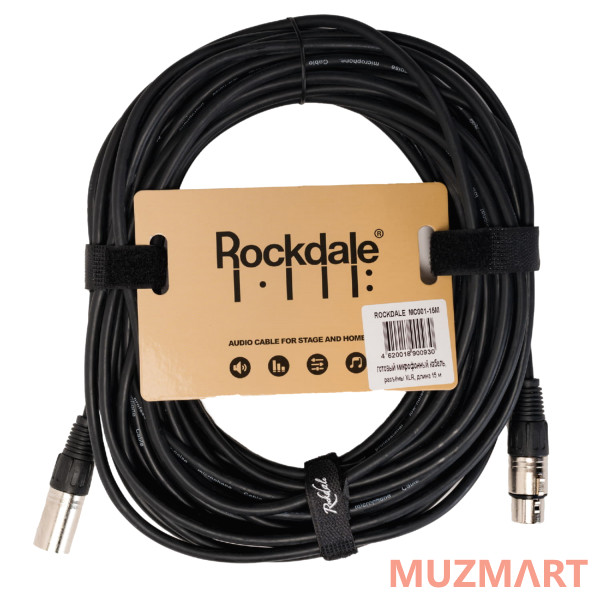 Rockdale MC001-15M Готовый микрофонный кабель