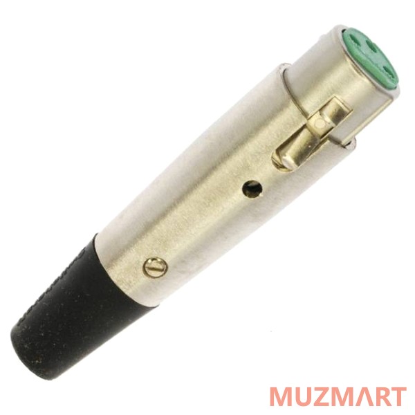 Switchcraft A3F кабельный разъем XLR: 3-х контактный, 'мама'
