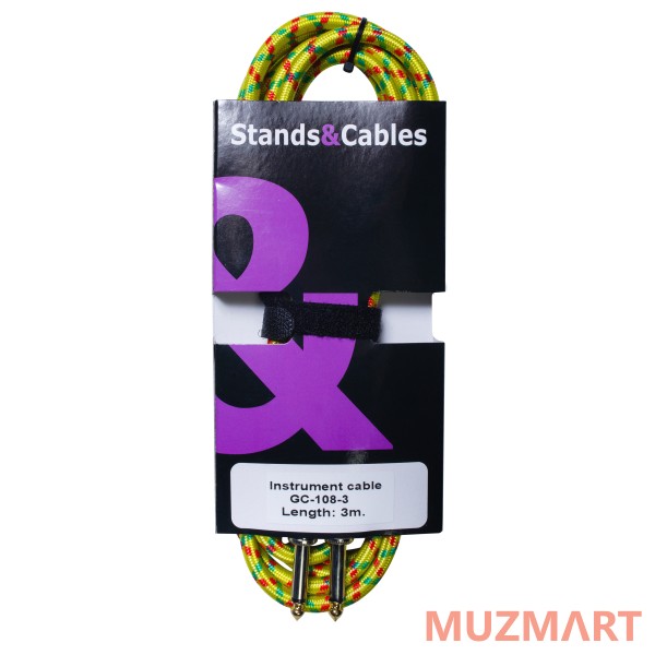 Stands&Cables GC-108-3 Инструментальный кабель Jack 6,3 моно / Jack 6,3 моно