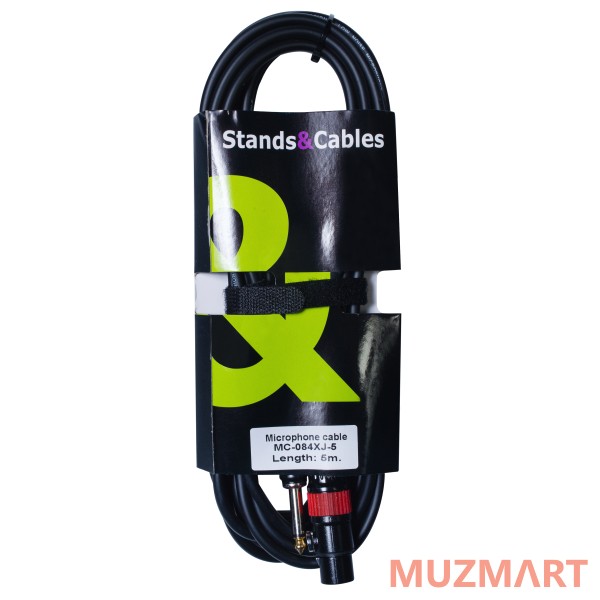Stands&Cables MC-084XJ-5 Микрофонный кабель XLR мама - Jack 6,3 моно, 5м