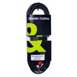 Stands&Cables MC-085XJ-5 Микрофонный кабель XLR папа - Jack 6,3 моно, 5м