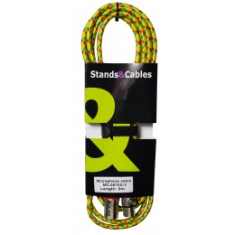 Stands&Cables MC-087XX-3 Микрофонный кабель XLR мама - XLR папа, 3м