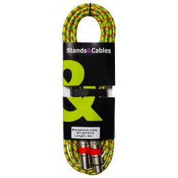 Stands&Cables MC-087XX-5 Микрофонный кабель XLR мама - XLR папа, 5м