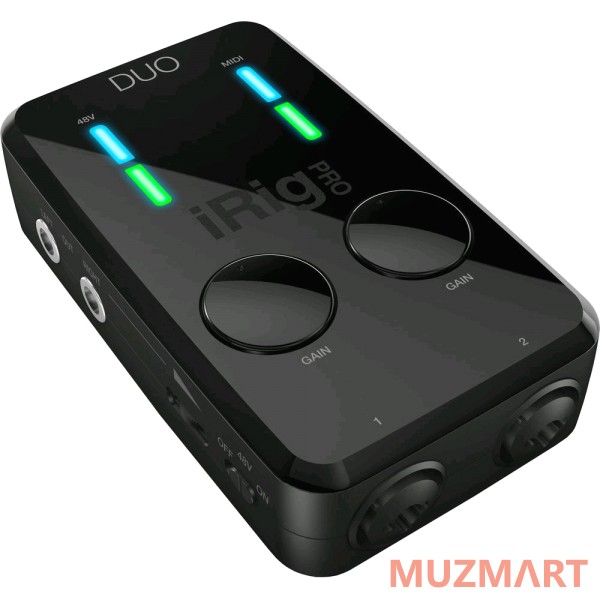 IK Multimedia iRig Pro DUO Компактный аудио/midi интерфейс