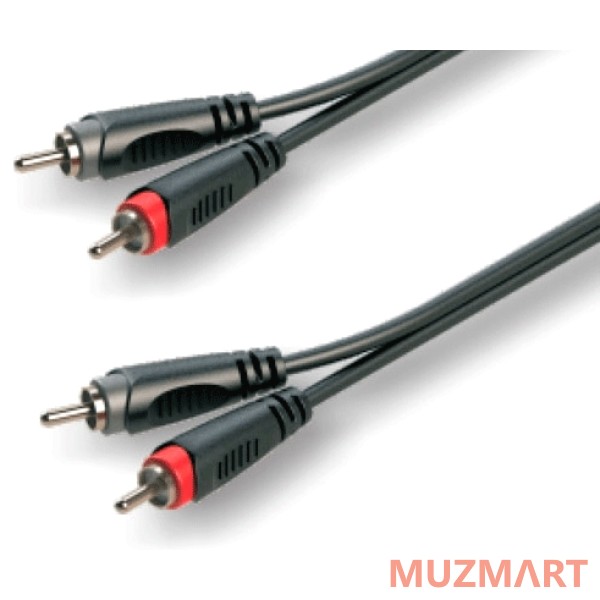Roxtone RACC130/2 Аудио-кабель 2 x RCA «папа» - 2 x RCA «папа», 2 м