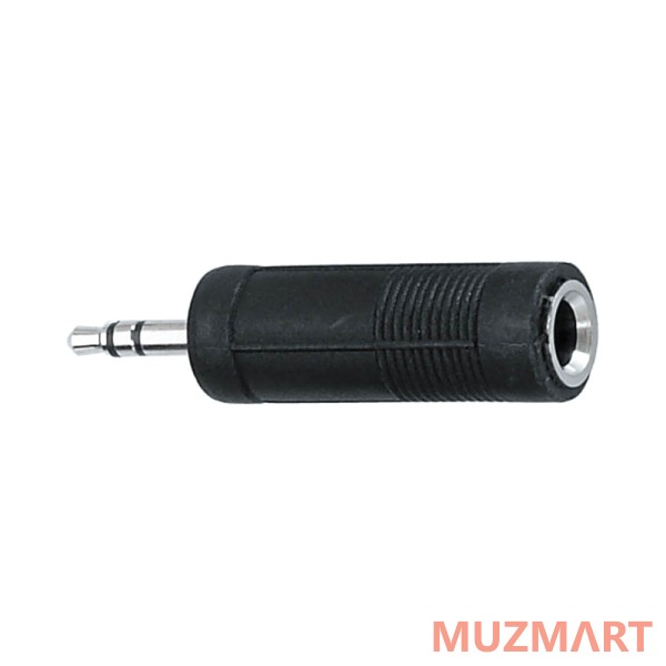 Quik Lok AD16 Адаптер stereo mini jack male (3,5) x stereo jack female (6,3)