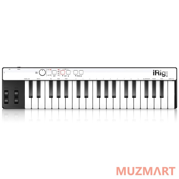 IK Multimedia iRig Keys MIDI-клавиатура для iOS, Android, Mac и PC