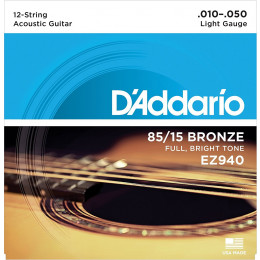 D'Addario EZ940 Струны для 12-ти струнной гитары