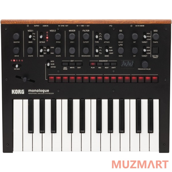Korg MONOLOGUE-BK Монофонический аналоговый синтезатор
