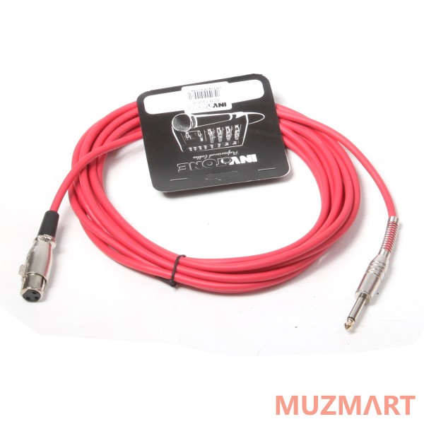Invotone ACM1005/R Кабель моно джек-XLR, 5 м