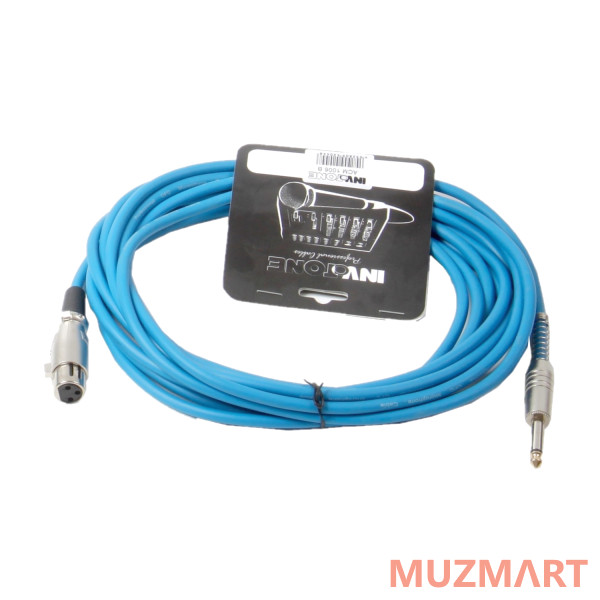 Invotone ACM1006B Микрофонный кабель джек моно 6,3 <-> XLR3F (мама), 6 м