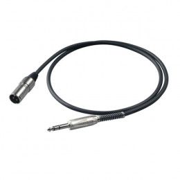 Proel BULK230LU5 Микрофонный кабель джек-XLR, 5м