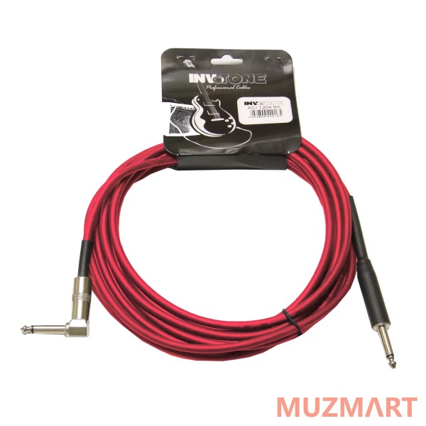 Invotone ACI1206R Инструментальный кабель 6,3 джек моно <-> 6,3 джек моно угловой, 6 м