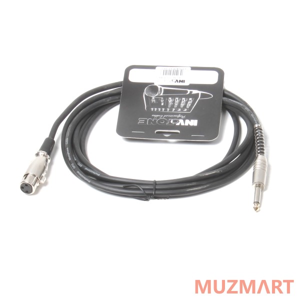 Invotone ACM1003BK Кабель микрофонный, 3 метра