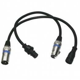 Involight BAR CABLE Переходники для архитектурных светильников, с влагозащищённого разъёма на XLR3F/M, 3м