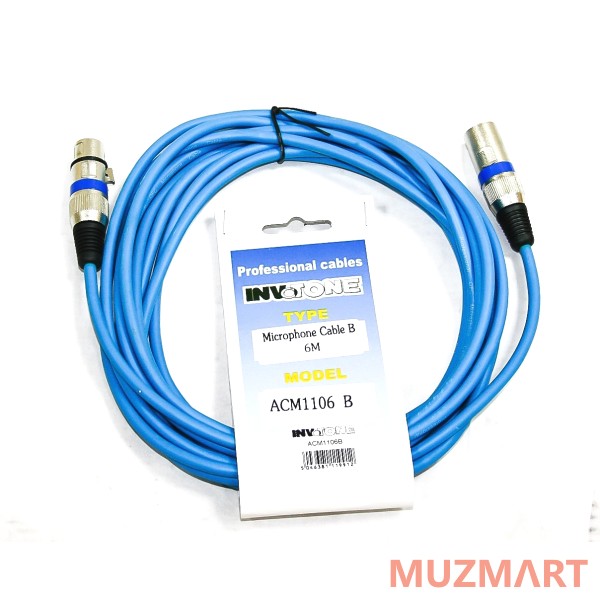 Invotone ACM1106B Кабель микрофонный XLR-XLR